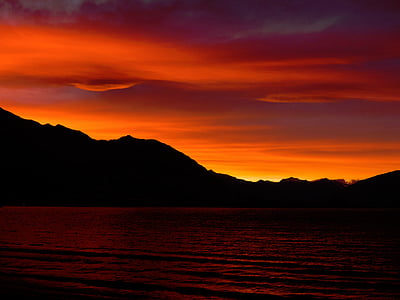 body of water during sunset thumbnail