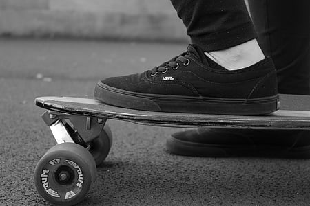 person stepping on skateboard thumbnail