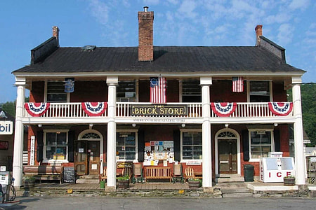 The Brick Store, built in 1854 in Bath, New Hampshire thumbnail