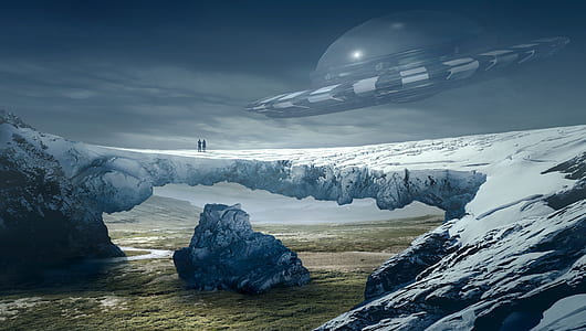 grey and black space ship illustration thumbnail