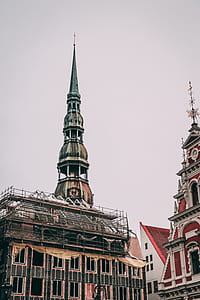 low angle photography of Gothic cathedral thumbnail