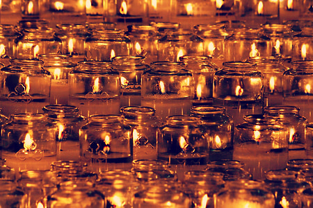 candles on jar lot thumbnail