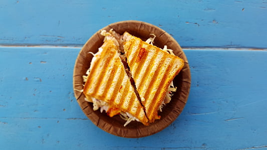 two slices of sandwiches on chocolate chip thumbnail