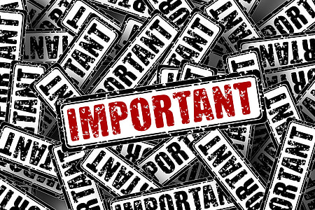closeup photo of important logo thumbnail