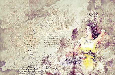woman wearing yellow shirt painting thumbnail