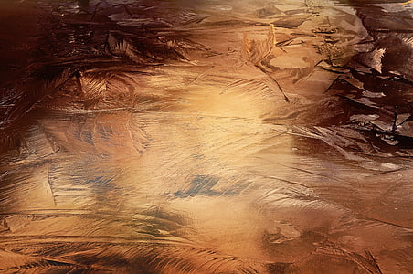 brown and black abstract painting thumbnail