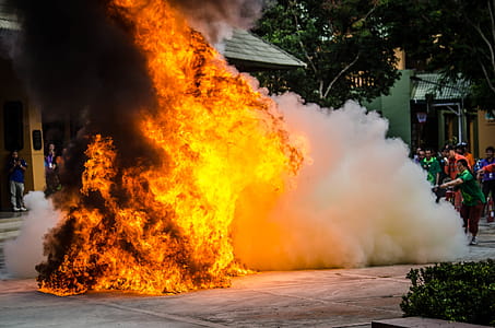Working with fire extinguisher on a Training Day thumbnail