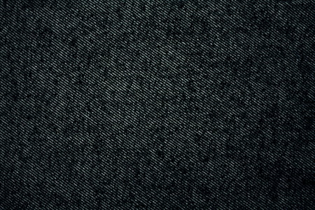 close view of black denim textile thumbnail