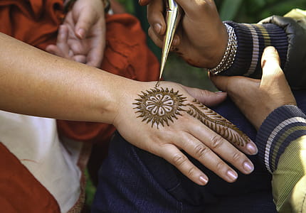 Mehndi Tattoo On Right Hand thumbnail