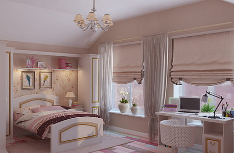 white wooden bedroom furniture set thumbnail