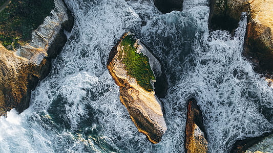 time-lapse photography of water falls thumbnail