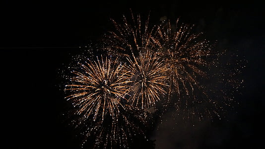 fireworks display in sky thumbnail