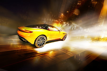 screenshot photo of yellow coupe digital wallpaper thumbnail