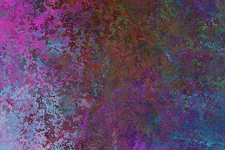 pink, brown, and blue abstract painting thumbnail