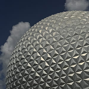 disney, epcot, building, dome thumbnail