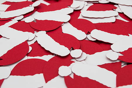 christmas, santa, hat, craft thumbnail