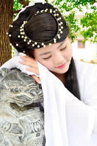 women's white dress thumbnail