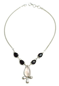 silver-colored necklace thumbnail