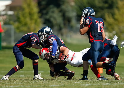 man playing football thumbnail