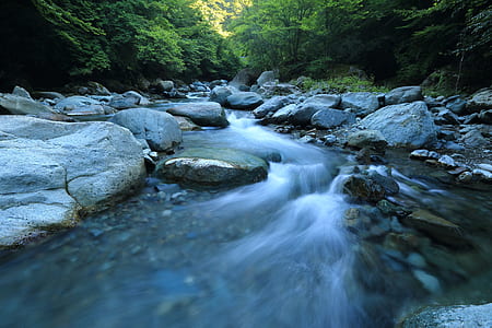 time lapse photo of river thumbnail
