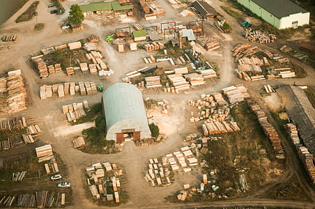 aerial photo of buildings thumbnail