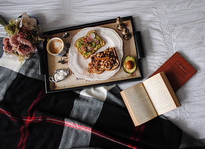 black wooden dish tray on white surface thumbnail