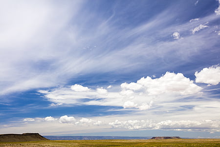 white and blue cloudy sky thumbnail