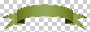 Ribbon Banner , Green Transparent Banner , logo quiz game application PNG clipart