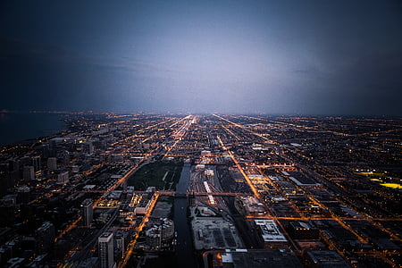 city viewing building at night thumbnail