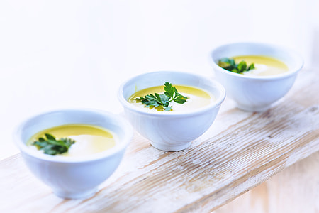 Small bowls of soup thumbnail