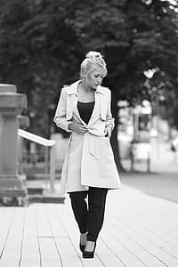 woman walking on pathway thumbnail