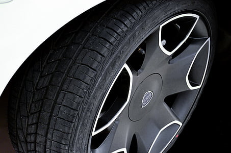 gray and silver automotive wheel and tire thumbnail