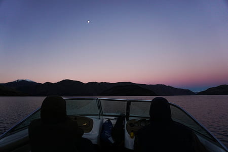 two people riding boat at daytime thumbnail