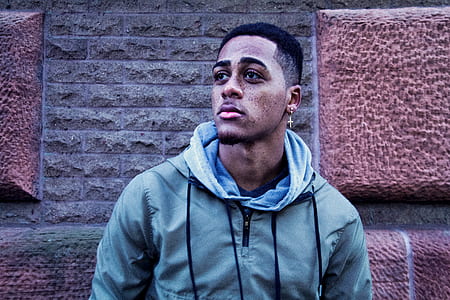 man wearing pullover hoodie thumbnail