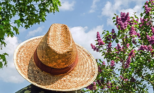 person wearing brown hat near green trees under blue sky at daytime thumbnail