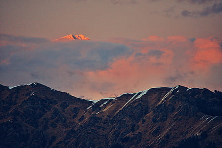mountain covered by clouds thumbnail
