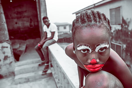 woman with face paint thumbnail