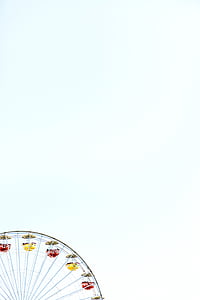 gray, red, and yellow ferris wheel thumbnail