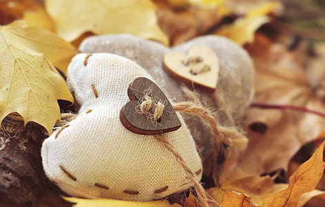two white and gray heart charms thumbnail