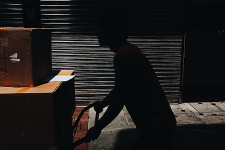silhouette photo of man holding frame thumbnail