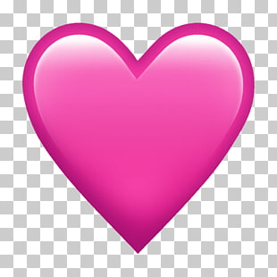 Emoji Heart iPhone Sticker , watercolor heart, pink heart illustration PNG clipart
