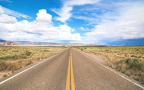 gray asphalt road during daytime thumbnail