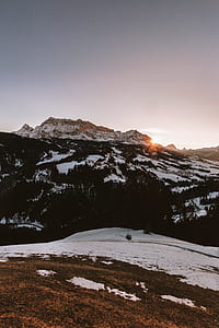 mountain range with snow thumbnail