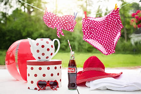 assorted women's polka-dot clothing thumbnail