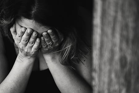 black-and-white, person, hands, woman thumbnail