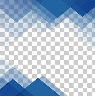 , Blue triangular border, blue wave PNG clipart