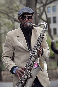Black Saxophone Player thumbnail