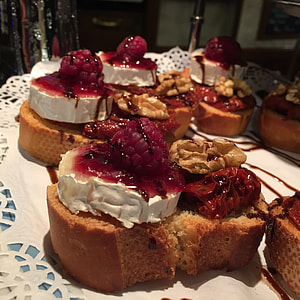 baked cake pastry on white surface thumbnail