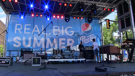 two men standing on Real, Big, Summer Pepsi-Cola stage thumbnail