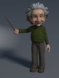 aniamted Albert Einstein thumbnail